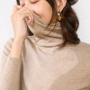 Autumn and Winter Cross-border 2020 New Korean-style Dui Dui collar pullover knitted sweater with an ins trendy women's sweater as a base layer Specification image